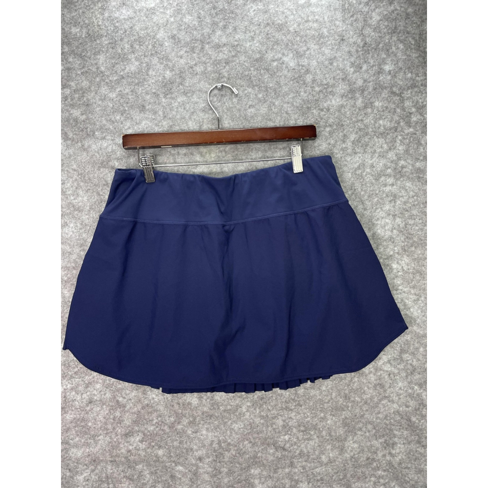 Baleaf Skort Womens 2XL Navy Blue Pleated Tennis Golf Athletic Built In Shorts